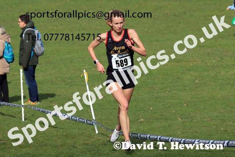 Senior Women, 2024 CAU Inter Counties Cross Country Champs., Wollaton Park, Nottingham. Photo: David T. Hewitson/Sports for All Pics
